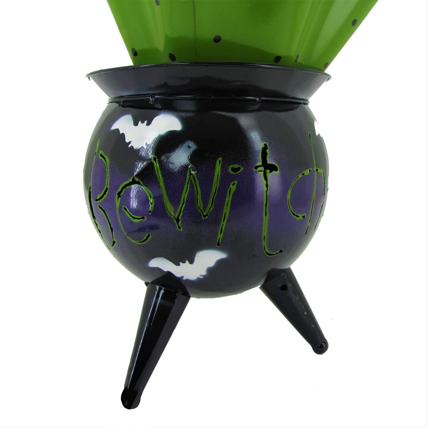 "Bewitched" Halloween Cauldron with Witch Legs