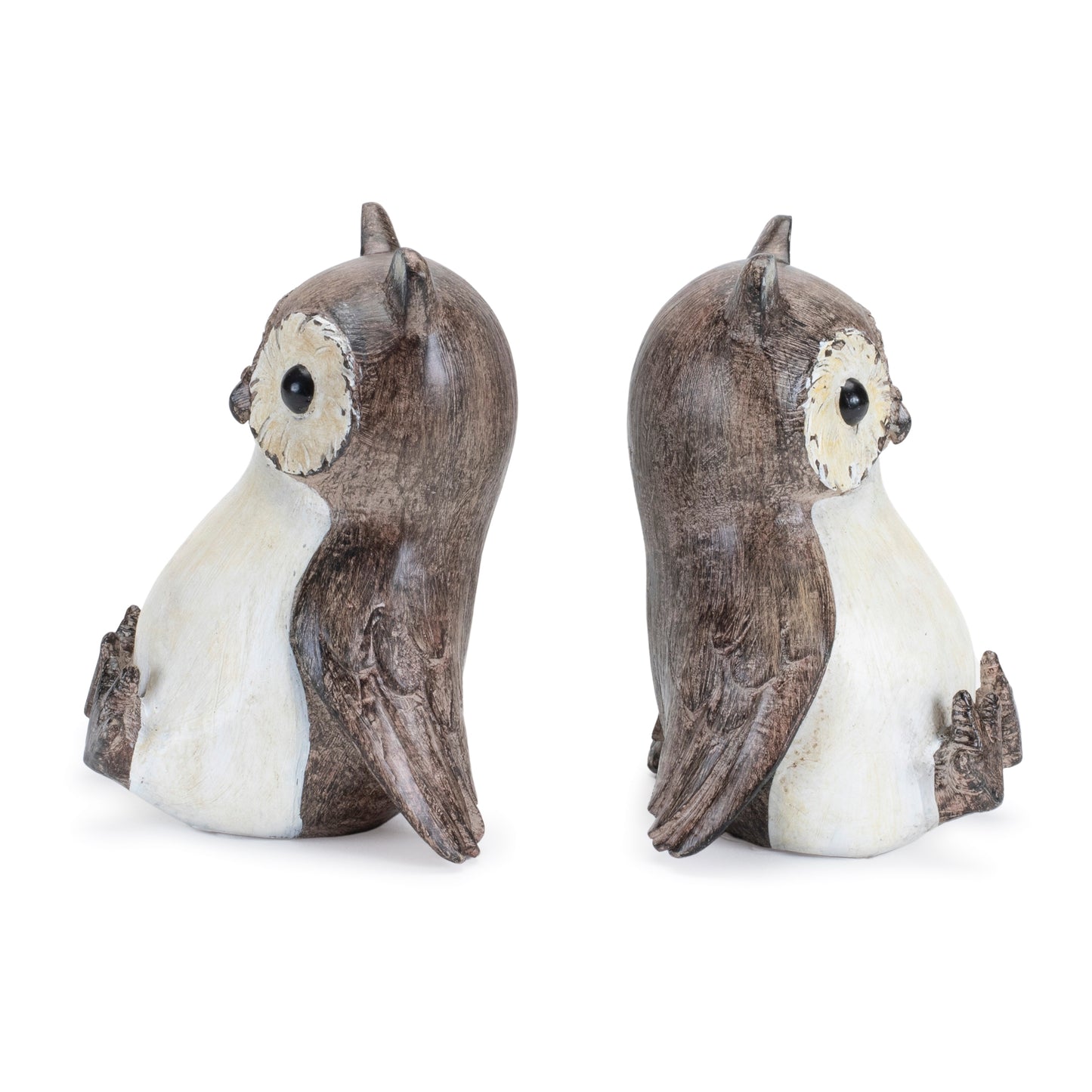 Woodland Owl Bookends (Set of 4)