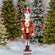 61" Large Iron Christmas Nutcracker w/ Trumpet & LED Light "David"