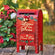 18" Tall Small "Letters for Santa" Christmas Mailbox