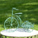 Distressed Green One Pot Tricycle Plant Stand