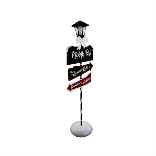 North Pole Solar Lamp Post