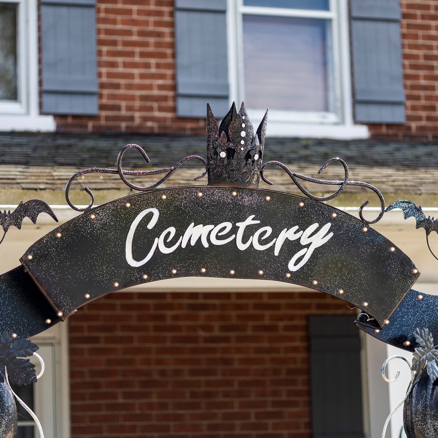 Halloween Cemetery Arch with LED Lights