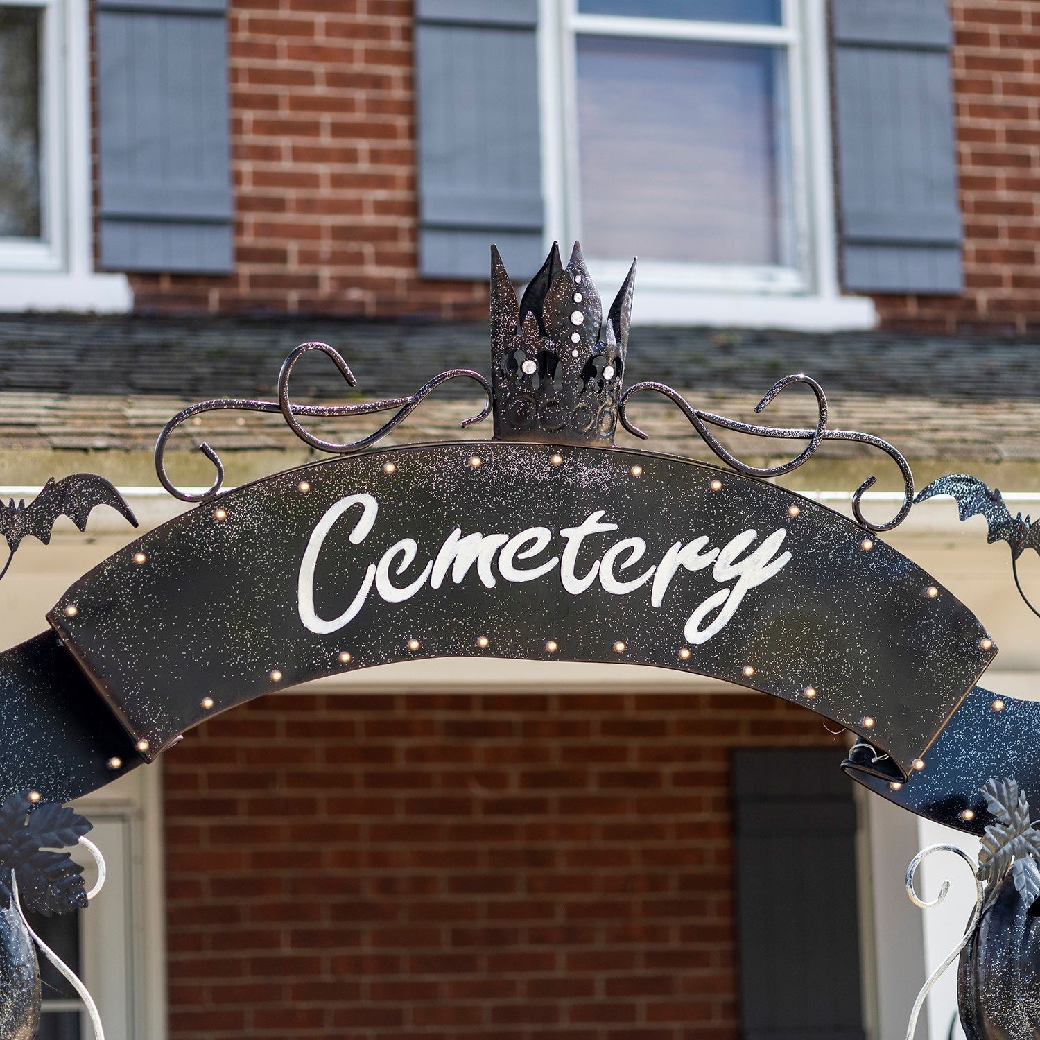 Halloween Cemetery Arch with LED Lights