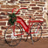 Large Metal "Merry Christmas" Bicycle Decoration