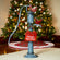 Old Style Blue Iron Water Pump with Merry Christmas Sign