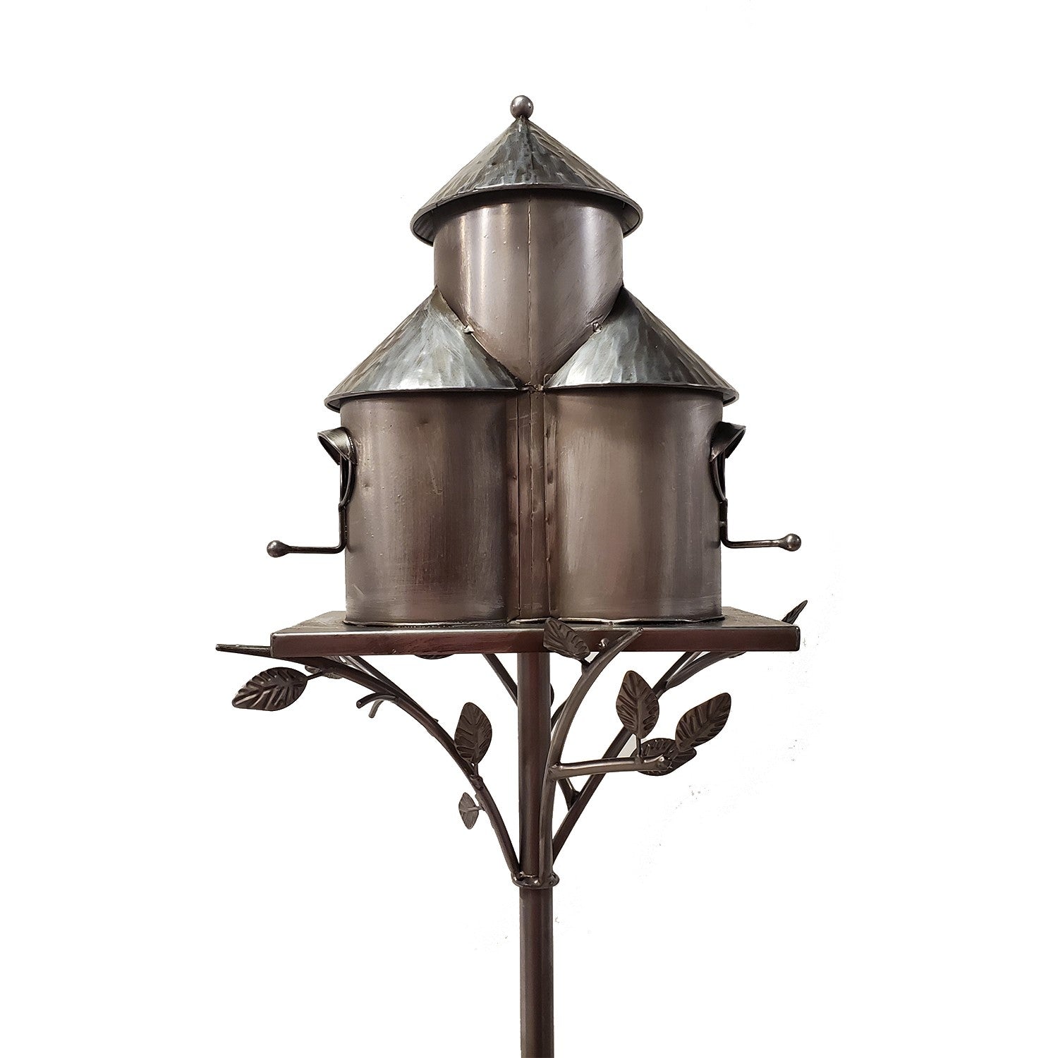 Galvanized Condo Style Birdhouse Stake