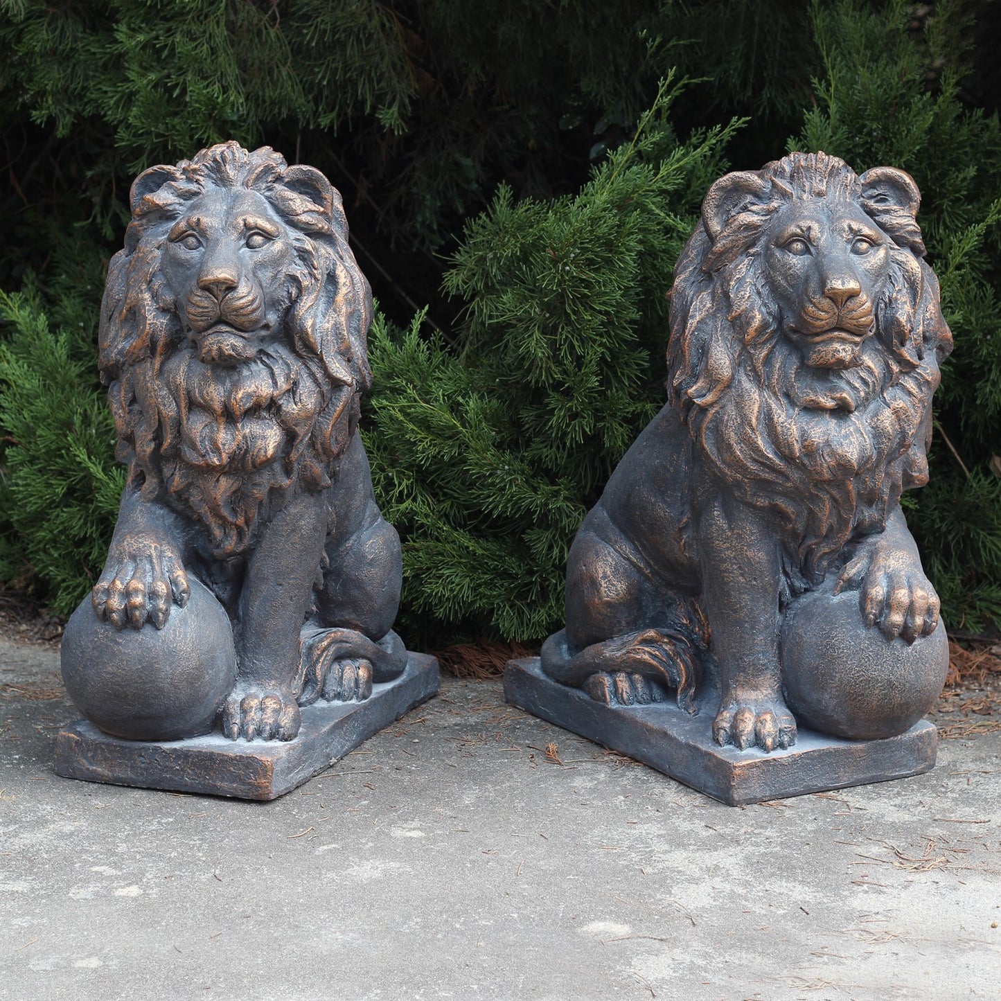 Bronze Guardian Lion Statues