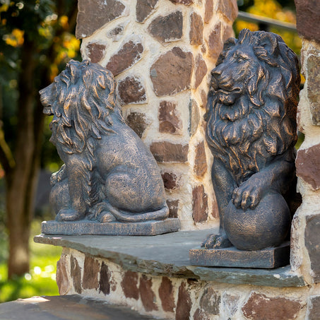 Bronze Guardian Lion Statues