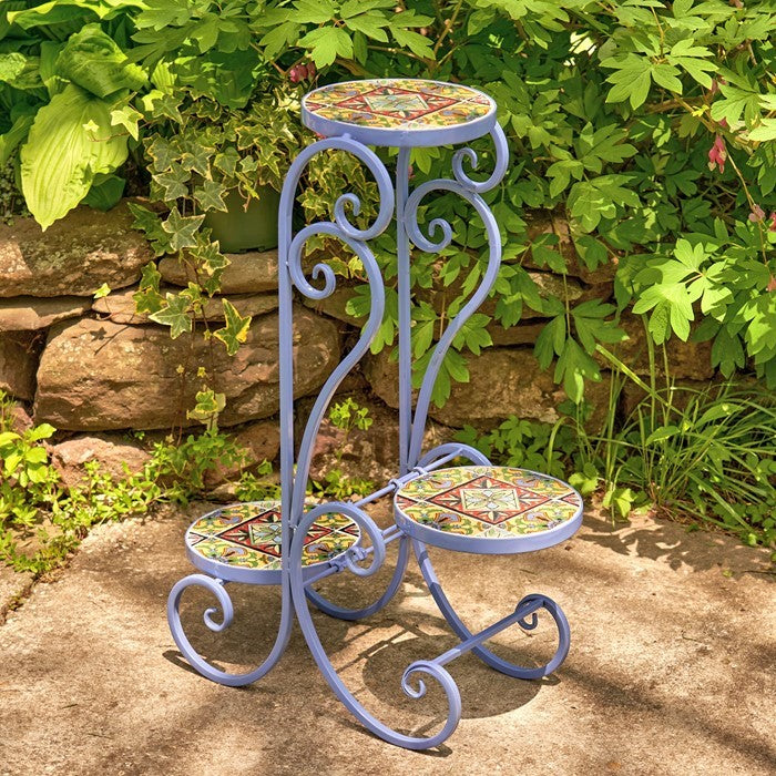 Mosaic Tiered Plant Stand